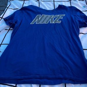 NIKE blue T-shirt